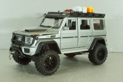 Mercedes Brabus 550 Adventure G-Class 4x4² 2017, silver, 24722S, Che Zhi 1:24