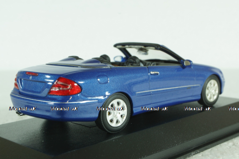 Mercedes CLK Cabriolet (A209) 2003 blue, 400031431, Minichamps 1:43 