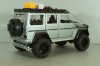 Mercedes Brabus 550 Adventure G-Class 4x4² 2017, silver, 24722S, Che Zhi 1:24