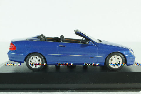 Mercedes CLK Cabriolet (A209) 2003 blue, 400031431, Minichamps 1:43 