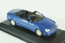 Mercedes CLK Cabriolet (A209) 2003 blue, 400031431, Minichamps 1:43 