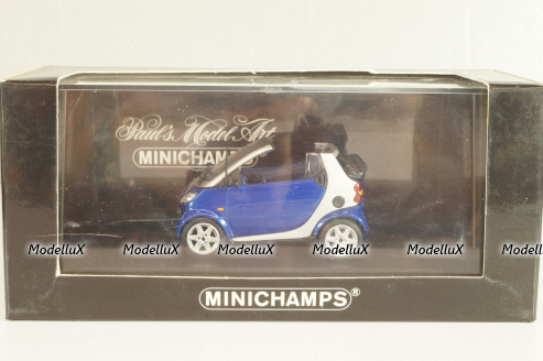 Smart Cabriolet 2000, blue, 430039000, Minichamps 1:43 Уценка!