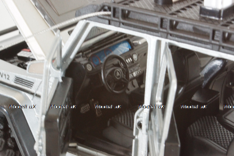 Mercedes Brabus 550 Adventure G-Class 4x4² 2017, silver, 24722S, Che Zhi 1:24