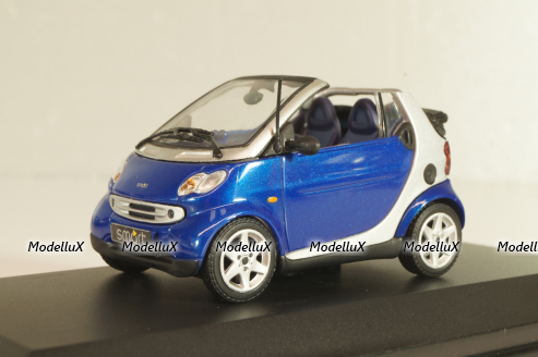 Smart Cabriolet 2000, blue, 430039000, Minichamps 1:43 Уценка!