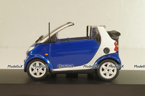 Smart Cabriolet 2000, blue, 430039000, Minichamps 1:43 Уценка!