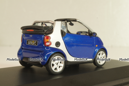 Smart Cabriolet 2000, blue, 430039000, Minichamps 1:43 Уценка!