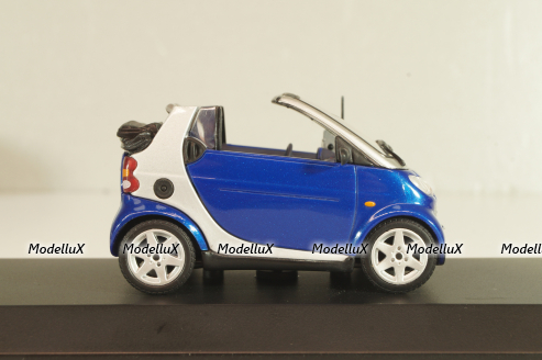Smart Cabriolet 2000, blue, 430039000, Minichamps 1:43 Уценка!