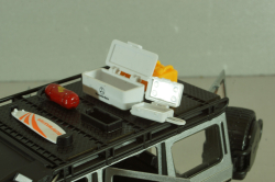 Mercedes Brabus 550 Adventure G-Class 4x4² 2017, silver, 24722S, Che Zhi 1:24