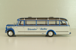 Borgward BO 4000 bus 1952, blue/white, Autobus Dal Mondo #60 (с журналом), Hachette 1:43 Уценка!