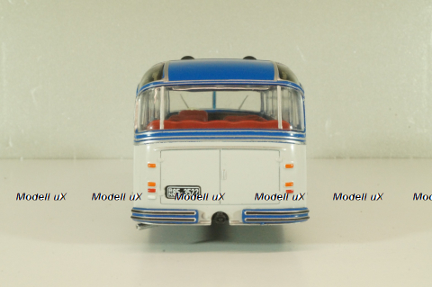 Borgward BO 4000 bus 1952, blue/white, Autobus Dal Mondo #60 (с журналом), Hachette 1:43 Уценка!