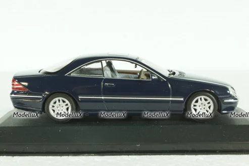 Mercedes CL 500 Coupe (C215) 1999, dark blue, 430038027, Minichamps 1:43 