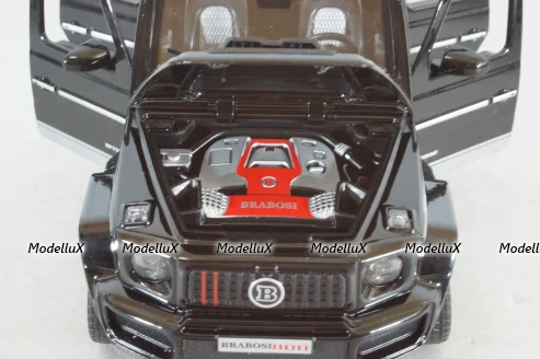 Mercedes Brabus G900 (W463) 2021, black, DH24004, Shuang Ma 1:24