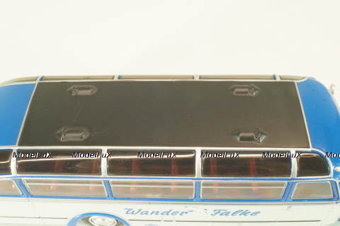 Borgward BO 4000 bus 1952, blue/white, Autobus Dal Mondo #60 (с журналом), Hachette 1:43 Уценка!