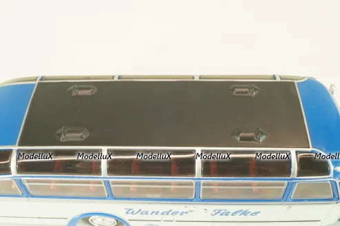 Borgward BO 4000 bus 1952, blue/white, Autobus Dal Mondo #60 (с журналом), Hachette 1:43 Уценка!