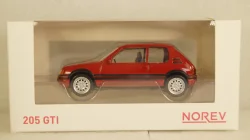 Peugeot 205 GTI 1.6 1984, red, Norev 1:43
