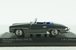 Mercedes 190 SL Cabriolet 1955, (W121WB II) grey 430033138 Minichamps 1:43  
