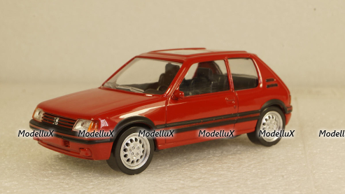 Peugeot 205 GTI 1.6 1984, red, Norev 1:43