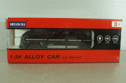 Mercedes Brabus G900 (W463) 2021, black, DH24004, Shuang Ma 1:24 Уценка!