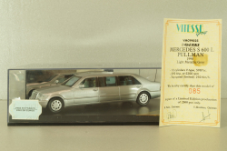 Mercedes-Benz S 600 (W140) Pullmann 1999, silver, VMC99025, Vitesse 1:43