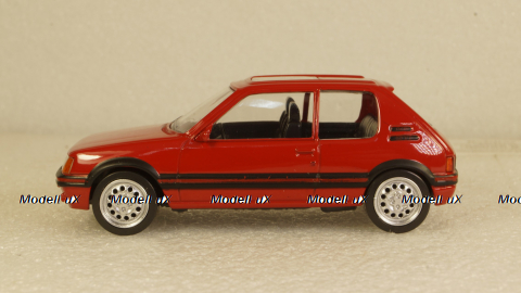 Peugeot 205 GTI 1.6 1984, red, Norev 1:43