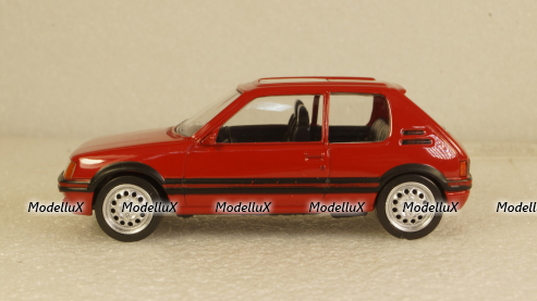 Peugeot 205 GTI 1.6 1984, red, Norev 1:43