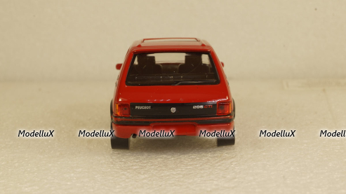 Peugeot 205 GTI 1.6 1984, red, Norev 1:43