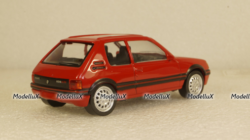 Peugeot 205 GTI 1.6 1984, red, Norev 1:43