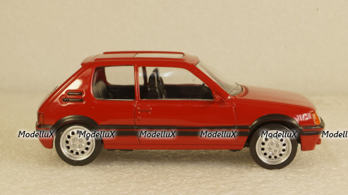 Peugeot 205 GTI 1.6 1984, red, Norev 1:43