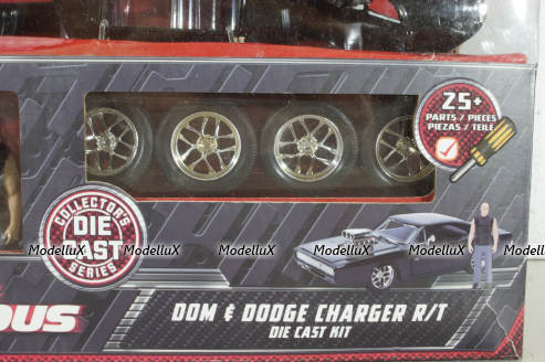 Dodge Charger R/T with figure Domenic (kit), from movie Fast&Furious, 30698, Jada 1:24