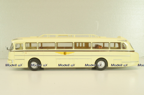 Ikarus 66 bus 1955, beige, Autobus Dal Mondo #21 (с журналом), Hachette 1:43