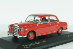 Mercedes 180 1953, red, (W120) 430033106, Minichamps 1:43