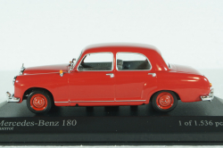 Mercedes 180 1953, red, (W120) 430033106, Minichamps 1:43