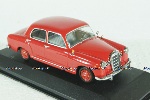 Mercedes 180 1953, red, (W120) 430033106, Minichamps 1:43
