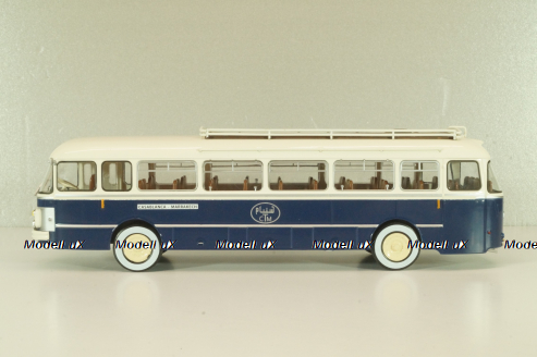 Saviem SC1 1960 , bus, blue/white, AUTOBUS DAL MONDO №71, Hachette 1:43 Уценка!