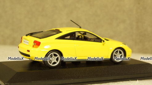 Toyota Celica (T23) 2000 желтая, 430168924, Minichamps 1:43
