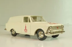 Москвич-433 А6, светло-кремовый, Олимпиада 80, капот 2 зажима, ошибочное дно,Тантал/Радон 1:43