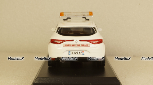 Renault Megane ASVP Police 2016, white, 517723 Norev 1:43