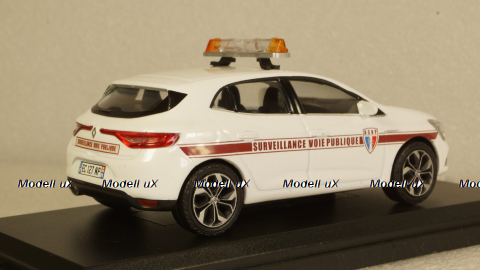 Renault Megane ASVP Police 2016, white, 517723 Norev 1:43
