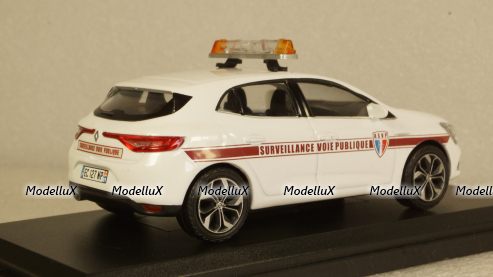 Renault Megane ASVP Police 2016, white, 517723 Norev 1:43