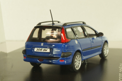 Peugeot 206 SW 2001, blue, Norev 1:43 