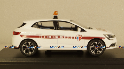 Renault Megane ASVP Police 2016, white, 517723 Norev 1:43