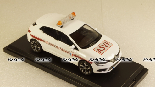Renault Megane ASVP Police 2016, white, 517723 Norev 1:43