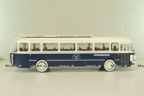 Saviem SC1 1960 , bus, blue/white, AUTOBUS DAL MONDO №71, Hachette 1:43 Уценка!