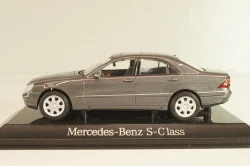 Mercedes-Benz S 500 (W220) 1998, grey, B66005752, Maisto 1:43 Уценка!
