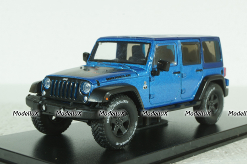 Jeep Wrangler Unlimited Black Bear Edition 2016, blue, Greenlight 1:43