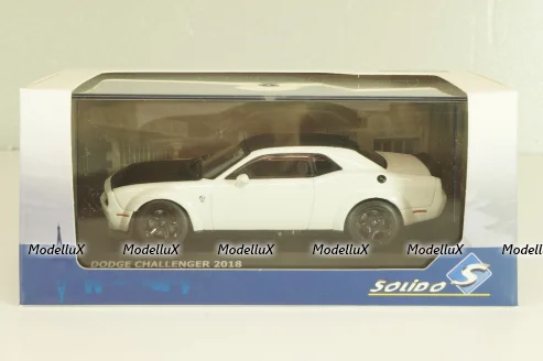 Dodge Challenger SRT Demon V8 6.2L 2018, white, 4310303, Solido 1:43