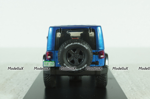 Jeep Wrangler Unlimited Black Bear Edition 2016, blue, Greenlight 1:43