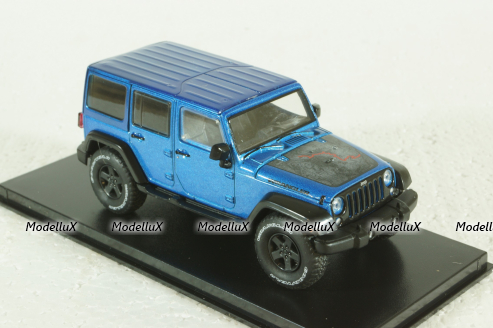 Jeep Wrangler Unlimited Black Bear Edition 2016, blue, Greenlight 1:43