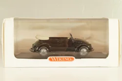 Volkswagen Kafer (Beatle) Cabriolet 1951, black, 7620139, Wiking 1:40 