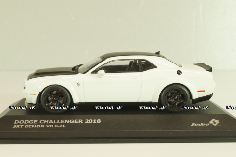 Dodge Challenger SRT Demon V8 6.2L 2018, white, 4310303, Solido 1:43